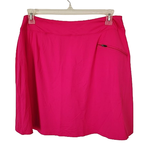Sans Soleil Hot Pink Wrap Front Skort XL - Picture 2 of 8